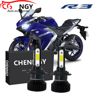 ชุดแปลงไฟหน้า LED 6000K LHL CG LY X15 สําหรับ Yamaha YZF R1 R3 2015 2016 2017 2018 1 คู่