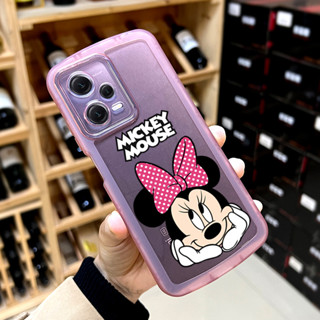 เคสโทรศัพท์มือถือ แบบใส กันกระแทก ลายมิกกี้ มินนี่เมาส์ สําหรับ Xiaomi POCO F2 F3 GT F4 F5 Pro 5G X2 X4 X5