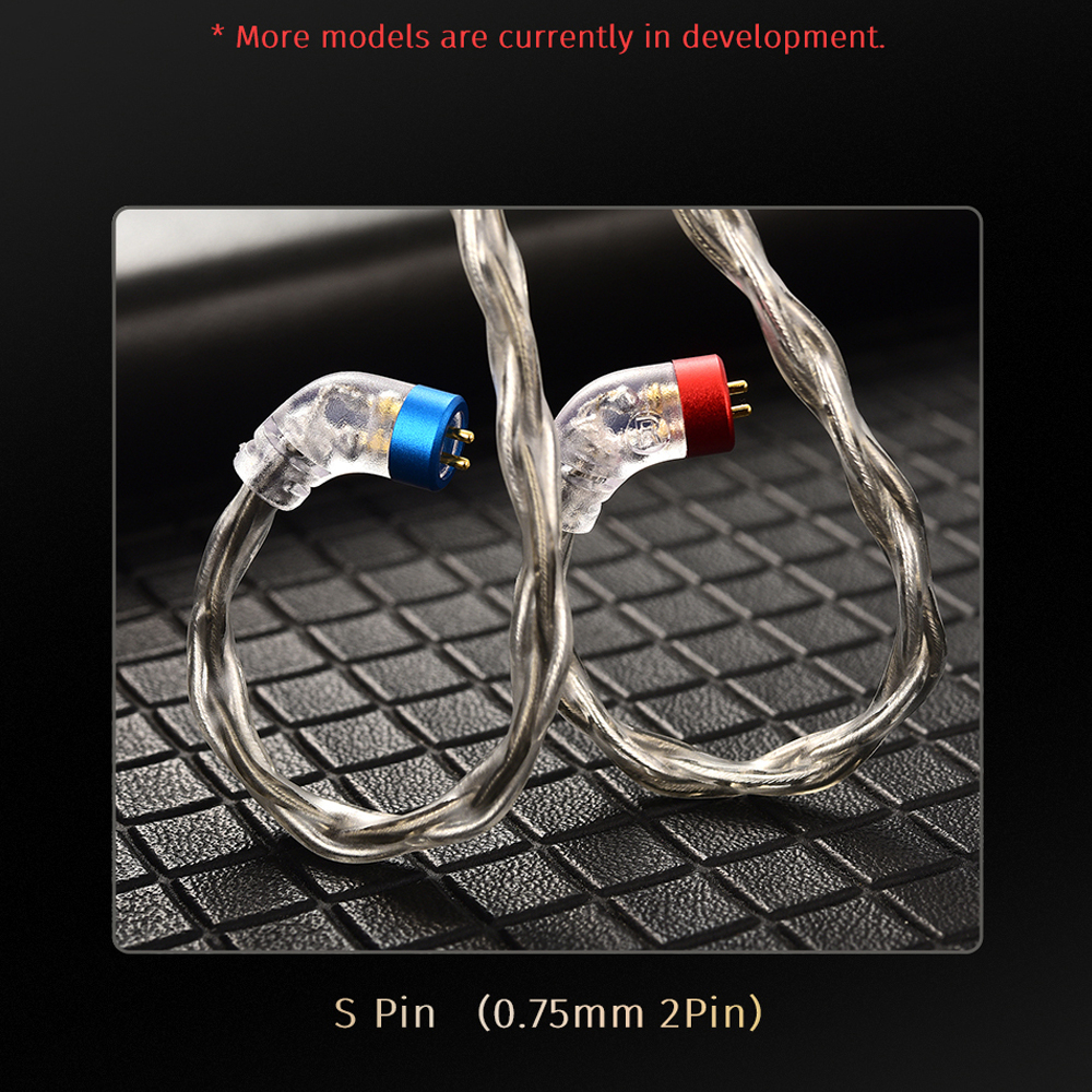 Faaeal CVJ TS800 สายเคเบิลอัพเกรดหูฟัง 200 แกน ชุบเงิน HIFI ปลั๊ก 2.5 3.5 4.4 มม. 2Pin S สําหรับหูฟัง