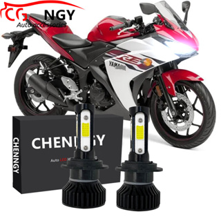 ชุดแปลงไฟหน้า LED 6000K LHL CG LY X15 สําหรับ Yamaha YZF R3 2015 2016 2017 2018 1 คู่