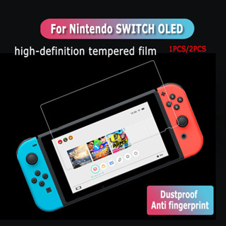 ฟิล์มกระจกนิรภัยกันรอยหน้าจอ พรีเมี่ยม อุปกรณ์เสริม สําหรับ Nintendo Switch OLED 9H