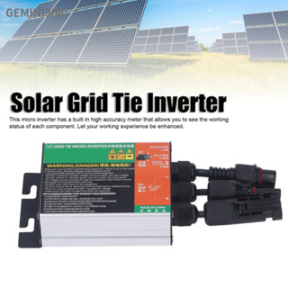 Gemini308 MPPT Solar Grid Tie Inverter Pure Sine Waving อลูมิเนียมอัลลอยด์ Micro AC120V