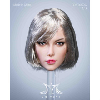 Ymtoys ตุ๊กตาฟิกเกอร์ YMT050C Beauty Girl Head Sculpt F 12 นิ้ว 1:6 TBLeague