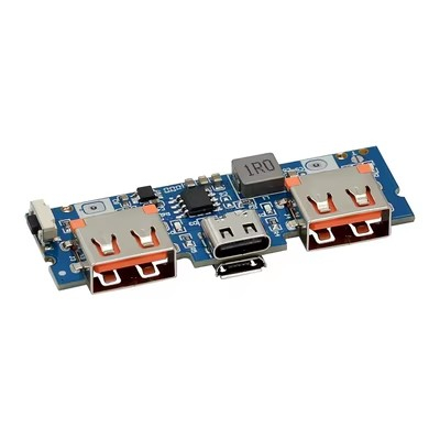 เมนบอร์ดพาวเวอร์แบงค์ แบตเตอรี่ลิเธียม Type-c 5V2.4A