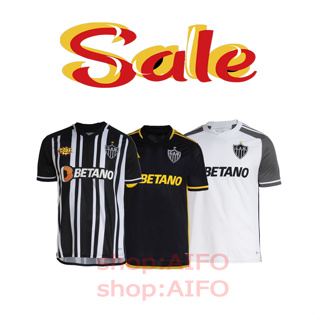 เสื้อกีฬาแขนสั้น ลายทีมชาติฟุตบอล Atletico Mineiro Home Away Jersey 23 24 ชุดเหย้า สําหรับผู้ชาย