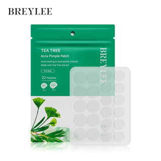 Breylee แผ่นแปะสิว สารสกัดจากทีทรี เม็ดมาสก์กําจัดสิวกลางคืน รักษาสิว 22 ชิ้น