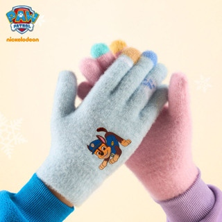 Paw patrol สินค้าใหม่ ถุงมือ ผ้าขนแกะ ให้ความอบอุ่น กันลม เหมาะกับฤดูหนาว สําหรับเด็กอนุบาล