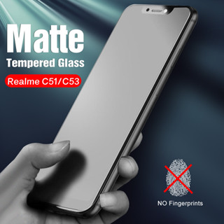 ฟิล์มกระจกนิรภัยกันรอยหน้าจอ เนื้อแมตต์ กันรอยนิ้วมือ สําหรับ Realme C53 C51 NFC Narzo N53 2023 RealmeC53 C 53 51 C53NFC 4G 5G RealmeC51