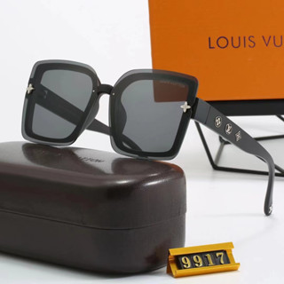 ใหม่ แว่นตากันแดด LV อเนกประสงค์ หรูหรา เรียบง่าย อินเทรนด์ สําหรับผู้ชาย และผู้หญิง UV400