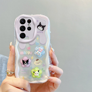 เคสโทรศัพท์มือถือ แบบนิ่ม ลายการ์ตูนตุ๊กตา 3D สําหรับ Samsung S23 Ultra S23 S23+ S22 Ultra S22+ S22 S21 Ultra S21+