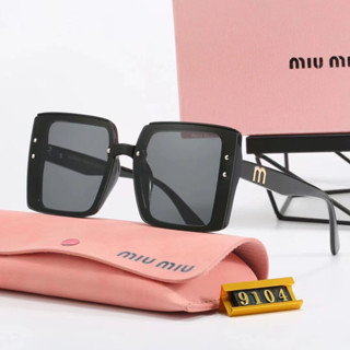 ใหม่ แว่นตากันแดด MIUMIU อเนกประสงค์ หรูหรา เรียบง่าย ยอดนิยม อินเทรนด์ สําหรับผู้ชาย และผู้หญิง UV400