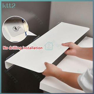 Desktop extension plate perforation-free wall storage rack Kitchen bathroom countertop shelving extension bracket plate