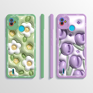 เคสโทรศัพท์ ซิลิโคนนิ่ม ผิวด้าน ลายดอกไม้ แฟชั่น สําหรับ Tecno Pop 5 Tecno Pop 5 POP5 BD2d