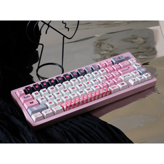 ปุ่มกดคีย์บอร์ด 142 คีย์ PBT DYE-SUB GMK สําหรับคีย์บอร์ด Mechanical