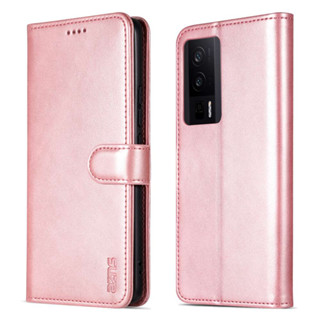 Poco F5 X5 Pro เคสหนัง PU ฝาพับแม่เหล็ก เคสโทรศัพท์แบบนิ่ม ป้องกัน