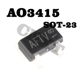 100 ชิ้นใหม่ Original AO3415 ซิลค์สกรีน AF SOT-23 P Channel MOSFET Field Effect Tube