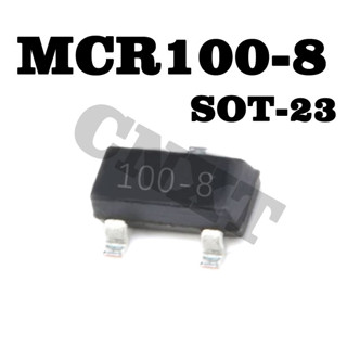 50 ชิ้น MCR100-8 100-8 SOT-23 ทางเดียวควบคุมประตูซิลิกอนท่อไหลขาตั้งกล้อง