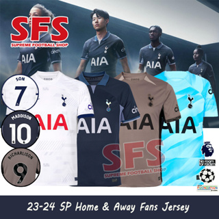 【SFS】เสื้อยืดกีฬาแขนสั้น ลายทีมชาติฟุตบอล Tottenham-Hotspur 23-24 SP ชุดเหย้า ทรงหลวม คุณภาพสูง ไซซ์ S-4XL