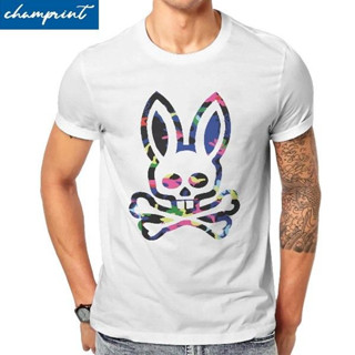 เสื้อยืด พิมพ์ลายกระต่าย Psycho Bunny สําหรับผู้ชาย