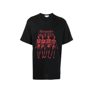 Mcq ใหม่ ขายดี เสื้อยืดแขนสั้น ผ้าฝ้ายแท้ พิมพ์ลาย สําหรับผู้ชาย และผู้หญิง