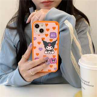 เคสโทรศัพท์มือถือนิ่ม ลายการ์ตูนหัวใจ สําหรับ iPhone 11 12 13 14 PRO MAX iPhone14 iPhone14Pro 2IN1