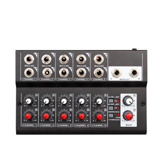 Mix5210 เครื่องมิกเซอร์เสียงสเตอริโอดิจิทัล usb 10 ช่อง สําหรับบันทึกเสียง DJ ไลฟ์สด คาราโอเกะ