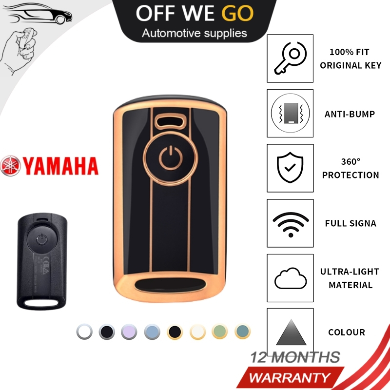 เคสกุญแจรีโมทรถยนต์ TPU สําหรับ Yamaha XMAX 250 300 400 Tech Max AX AEROX 155 Mvx 55 NVX 155 XMAX300