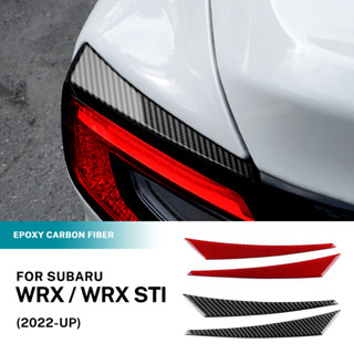 สติกเกอร์คาร์บอนไฟเบอร์ ตกแต่งไฟท้ายรถยนต์ สําหรับ Subaru WRX STI และ WRX 22-23