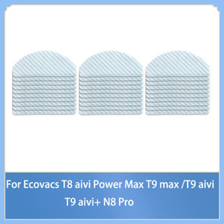 แผ่นม็อบ สําหรับเครื่องดูดฝุ่น Ecovacs Deebot Ozmo T8 aivi Power max T9 max T9 aivi T9 aivi+ N8 Pro