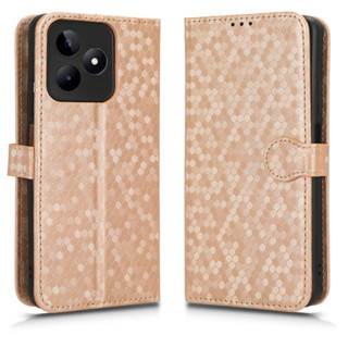 เคสโทรศัพท์มือถือหนัง PU ฝาพับ พร้อมช่องใส่บัตร ขาตั้งวาง สําหรับ Realme C51 C51