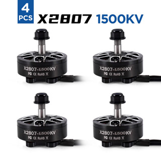 มอเตอร์ไร้แปรงถ่าน 9IMOD X2807 1300 1500 1700KV 2-6S 4 มม. สําหรับอัพเกรดโดรนบังคับ FPV DIY 4 ชิ้น ต่อชุด