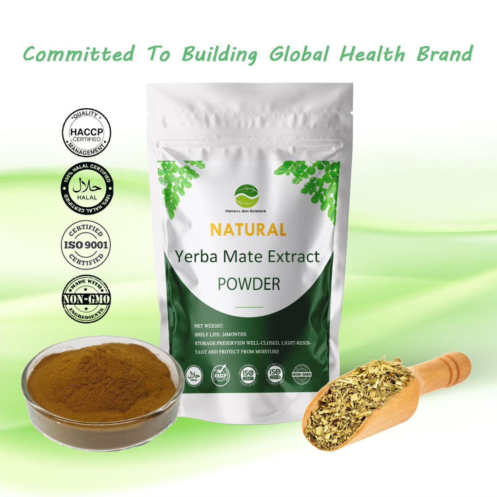 【Natural】Yerba Mate ผงสกัด ปรับปรุงความสามารถในการออกกําลังกาย ปรับปรุงการทํางานของสมอง โคเชอร์ และไ