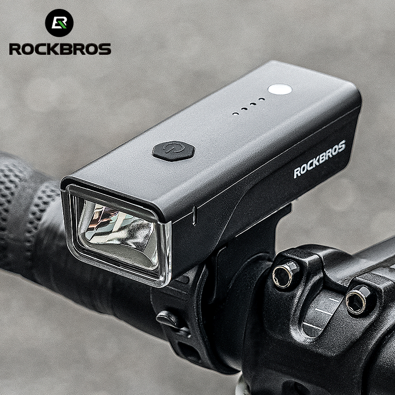 【TH Delivery】ROCKBROS ไฟหน้าจักรยาน 260 ลูเมน IPX4 กันน้ํา 1500mAh อุปกรณ์เสริมจักรยาน