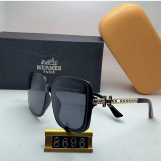 Hermes แว่นตากันแดด อัลตราไวโอเลต ทรงสี่เหลี่ยม หรูหรา พร้อมกล่อง A65 2024