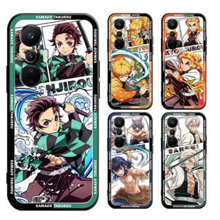 เคส Infinix Hot 30 30i 20 20s 20i 12 12i Play X6831 X6835 X669C X6817 X665 X6826B X665E X6827 X6825 โทรศัพท์มือถือแบบนิ่ม ผิวด้าน ลายดาบพิฆาตอสูร สีดํา สําหรับ