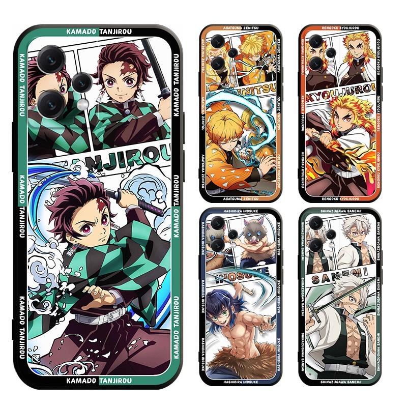 เคส realme 11 11x 5 5S 5I 6I 7 6 7i C17 C3 Pro PLUS 4G 5G นิ่ม ลายดาบพิฆาตอสูร สําหรับ
