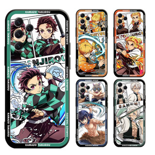 เคส samsung J7 J8 J4 J6 A6 A8 note 8 note 10 2018 Plus Prime นิ่ม ลาย Demon Slayer สําหรับ