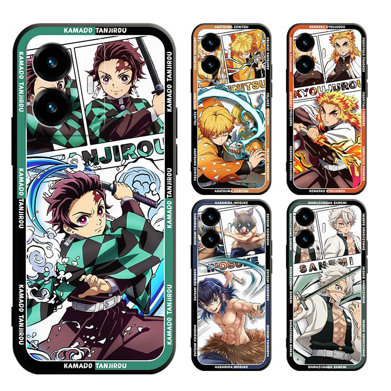 เคส VIVO Y03 Y03T Y27 Y27s Y78 Y36 Y35 Y22 Y22s Y31 Y51 Y53S Y76 Y77 Y52 Y72 4G 5G Pro v2247 V2249 V2271A นิ่ม ลายดาบพิฆาตอสูร สําหรับ