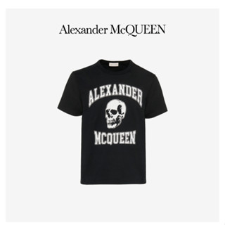 Alexander McQueen Alexander McQueen เสื้อแขนสั้น ผ้าฝ้ายแท้ สไตล์นักกีฬา สําหรับผู้ชาย