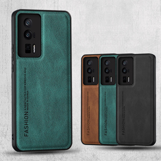 เคสโทรศัพท์หนัง ซิลิโคน กันกระแทก สําหรับ Xiaomi POCO F5 Pro F5