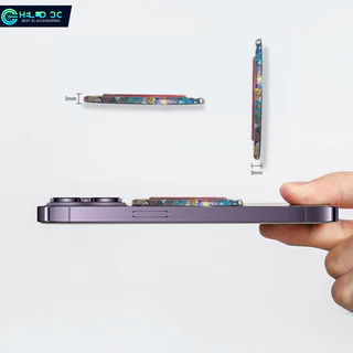 Kick-pop/Youngkit แหวนแม่เหล็ก 0.33 มม. บางพิเศษ สําหรับวางโทรศัพท์มือถือ iPhone