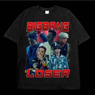 newtrend0.th ใหม่ (พร้อมส่ง)เสื้อ BIGBANG-LOSER Bootleg T-shirt ผ้าCotton 100% เสื้อยืด เบียร์ ช้าง ใส่ได้ ทั้ง ชาย หญิง ผ้าบาง ใส่สบาย ไม่หด ไม่ย้