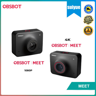 Obsbot Meet กล้องเว็บแคม 4K Ultra HD AI 4K พร้อมกรอบ AI ออโต้โฟกัส HDR สําหรับประชุมทางวิดีโอ 4K