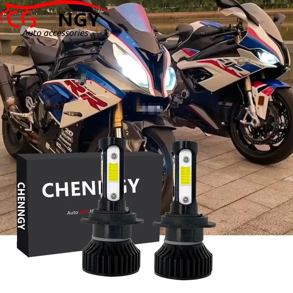 สําหรับ BMW S1000RR 2013-2017 S1000XR (โคมไฟหัว) - (1 คู่) ไฟหน้า LED ไฟหน้า 6000K ชุดแปลง LHL CG LY