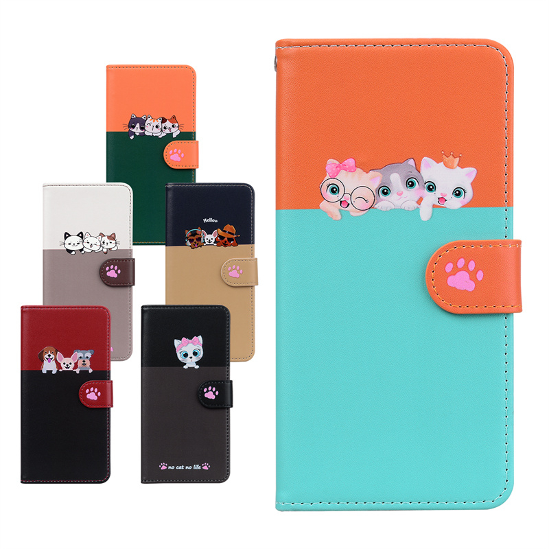 สําหรับ Redmi 12c 11a 9t 9a 9c 9i 9at Note12 Pro 5g หรูหราการ์ตูนน่ารักกรณีพลิกหนัง PU กระเป๋าผู้ถือบัตรโทรศัพท์ปลอก