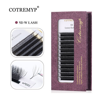 💖💖Cotremyp Eyelashes ขนตาปลอม 5D DECEMARS W ขนาด 8-15 mm