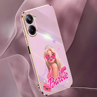 เคสโทรศัพท์มือถือ กันกระแทก ลายการ์ตูนบาร์บี้ สําหรับ Realme 10 4G pro Plus Realme10 pro+ 5G