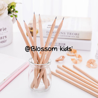 Blossom Kids Childrens pencil ดินสอไม้ ดินสอ HB สำหรับเด็กเป็นมิตรกับสิ่งแวดล้อม นักเรียนชั้นประถมศึกษากำลังศึกษาอยู่    ปากกาสเก็ตช์ Office อุปกรณ์อนุบาล T