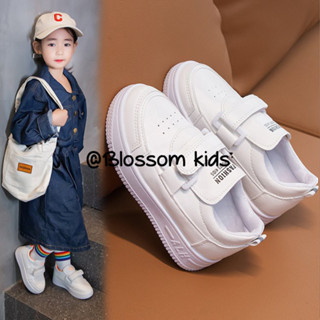 Blossom Kids Childrens Shoesรองเท้าสีขาวของสาวๆ รองเท้าผ้าใบเด็ก รองเท้าผ้าใบเด็กผู้ชาย New Spring 2023