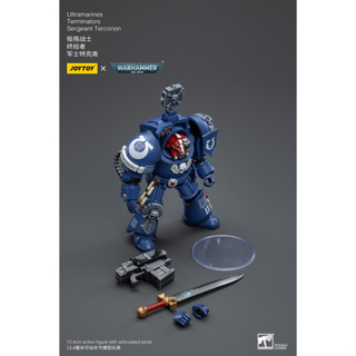 (พร้อมส่ง) ฟิกเกอร์แอกชัน 1/18 Ultramarines Terminators Sergeant Terconon (ฟิกเกอร์ของเล่น 4 นิ้ว)